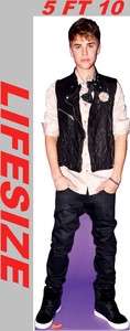 Adv Graphics Justin Bieber LiFeSiZe Cardboard Standup Cutout Standee 