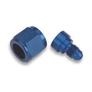 Earls 9892084 Blue Anodized Aluminum  8 AN Female to  4 AN Male Flare 