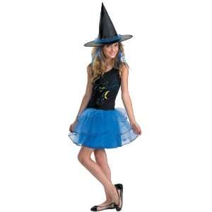   Disguise Inc Midnight Witch Teen Costume / Blue   Size Tween (14/16