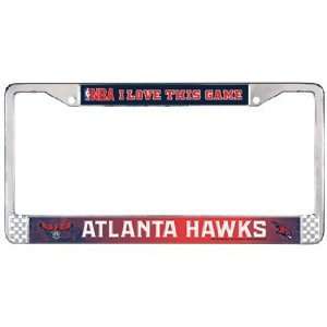  Atlanta Hawks Chrome License Plate Frame *SALE* Sports 