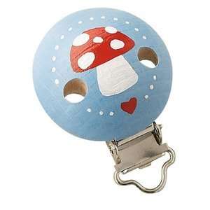  Ariella Wooden Clip Blue Mushroom Toys & Games