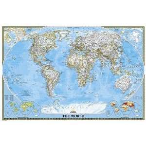  National Geographic Maps RE01020380 World Classic Poster 