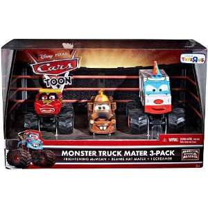   Cast Car 3Pack Frightening McMean, Beanie Hat Mater IScreamer: Toys