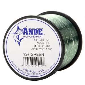   ANDE Premium 1/4 lb. Monofilament Fishing Line