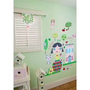  Oopsy daisy Paper Doll Lisa Peel & Place 54x60: Home 