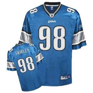  Nick Fairley Lions Lions Blue NFL Replica Jersey   Mens 