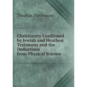   Deductions from Physical Science Thomas Stevenson  Books