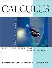 Calculus, (0470182040), Howard Anton, Textbooks   