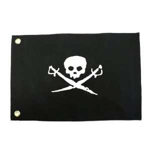  Marine Grade Pirate Flag   Skull & Swords: Patio, Lawn 