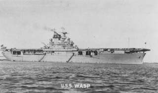 USS Wasp 1943 1973 NAVY Essex class aircraft carrier  