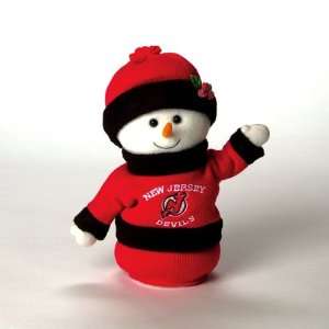   New Jersey Devils NHL Animated Dancing Snowman (9) 