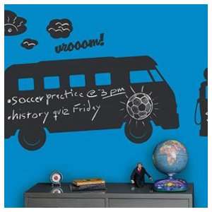  Wallcandy Vroom Bus Chalkboard Wall Decal Baby