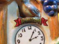   Clock Ceramic Wall Pocket Amarillo Texas Tourist Souvenir  