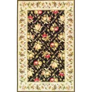  KAS COL1741 Colonial Ivory Summer Fruits Rug: Furniture 