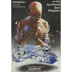 Gandhi (1982) 27 x 40 Movie Poster Polish Style A 