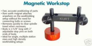 Kurt Magnetic Work Stop For All Vise & Vises NEW  