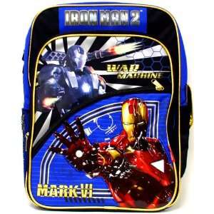  Iron Man 2 Movie War Machine Mark VI Iron Man Bookbag 