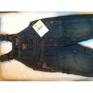  Osh Kosh Bgosh Baby Denim Jeans Overalls   Size 3 Months 