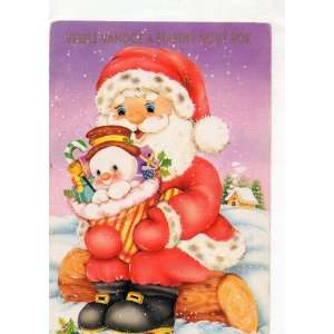  Czech Christmas Post Card VESELE VANOCE A STASTNY NOVY 