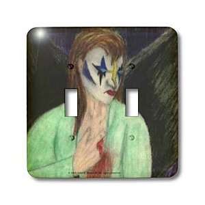 Art of Jolie E Bonnette Humanoids   The Wounded Gothic Angel Male Dark 