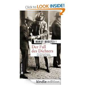 Der Fall des Dichters Kriminalroman (German Edition) Horst ( ky 