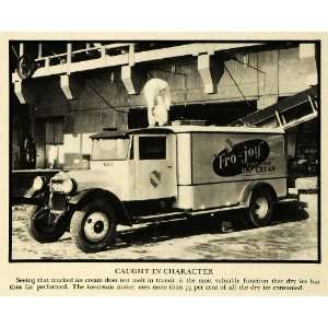 1932 Print Fro Joy Ice Cream Dessert Truck Dry Automobile Food Frozen 