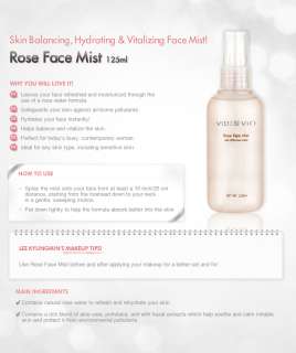VIDI VICI Rose Face Mist Hydrating Moisturizing(Korean Make up Artist 