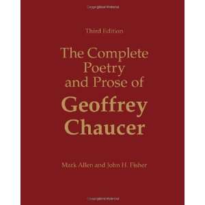   Poetry and Prose of Geoffrey Chaucer [Hardcover] Mark Allen Books