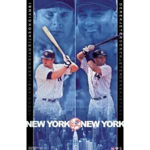 New York Yankees Giambi Jeter Collage Poster 3476 
