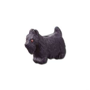   12mm Teeny Tiny Black Scottie Dog Ceramic Beads Arts, Crafts & Sewing