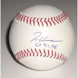 Tom Glavine Signed Ball   ML *BRAVES* COA CY YOUNG 6A   Autographed 
