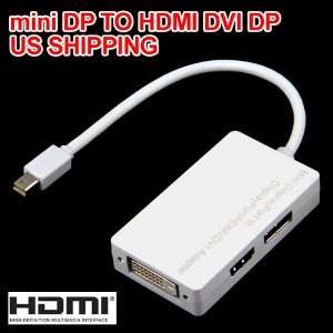   Port to DP HDMI DVI Cable Converter Adapter for MacBook: Electronics