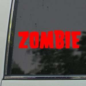 Rob Zombie Red Decal Metal Band Car Truck Window Red 