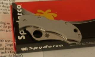 Spyderco Jester Sprint Run VG 10 Gray Folding Knife JGGYP  