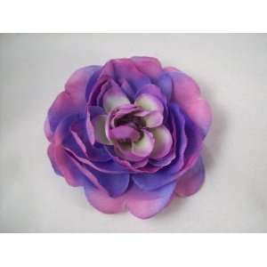  Dark Purple Ranunculus Hair Flower Clip  30% off 