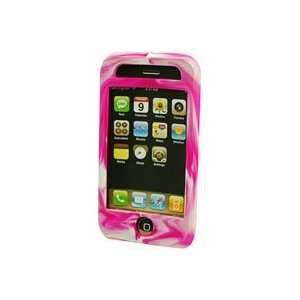    Cellet Apple iPhone 3G Hot Pink Tie Dye Jelly Case 