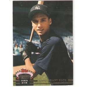  1993 Stadium Club Murphy # 117 Derek Jeter RC   New York 