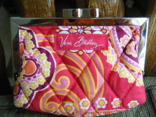 VERA BRADLEY Kisslock Coin RASPBERRY FIZZ Retired, New  