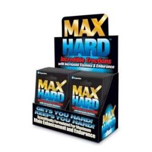  MaxHard 24ct. Packet Display Box Case Pack 24 Everything 