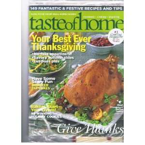  Taste of Home Magazine Oct/nov 2010 Your Best Ever Thanksgiving 