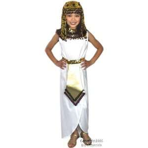   White Cleopatra Halloween Costume (Size: Medium 8 10): Toys & Games