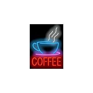  Coffee with Cup Neon Sign 