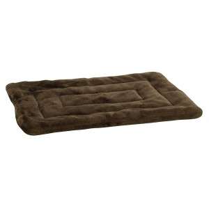 Slumber Pet Plush Fur Mat Dog Bed Chocolate MD  
