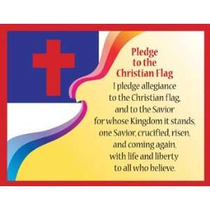    Pledge to the Christian Flag Classroom Chart