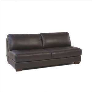  Bundle 58 Zen Armless Leather Tufted Seat Sofa (Set of 2 