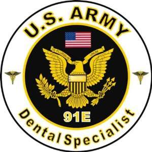  United States Army MOS 91E Dental Specialist Decal Sticker 