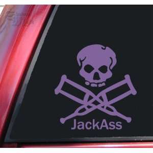  JackAss Vinyl Decal Sticker   Lavender Automotive
