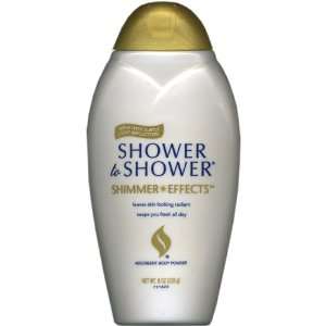  Shower to Shower shimmer effects body powder 8 oz Beauty