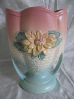 Hull Pottery L A 8 1/2 Water Lily Vase  