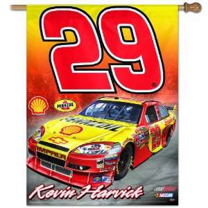 NASCAR Kevin Harvick 27 by 37 inch Vertical Flag Sports 